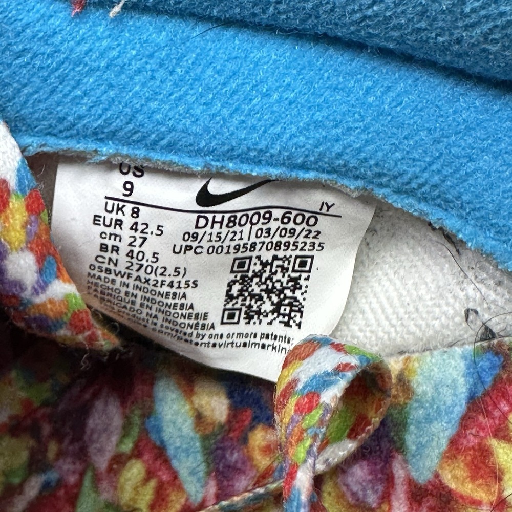 Nike Dunk Low QS Mens Size 9 Lebron James x Fruity Pebbles Shoes Red White 2022 - Picture 9 of 9
